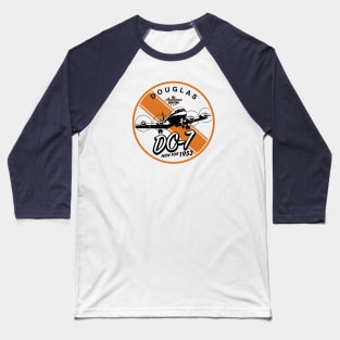 Douglas DC-7 Baseball T-Shirt